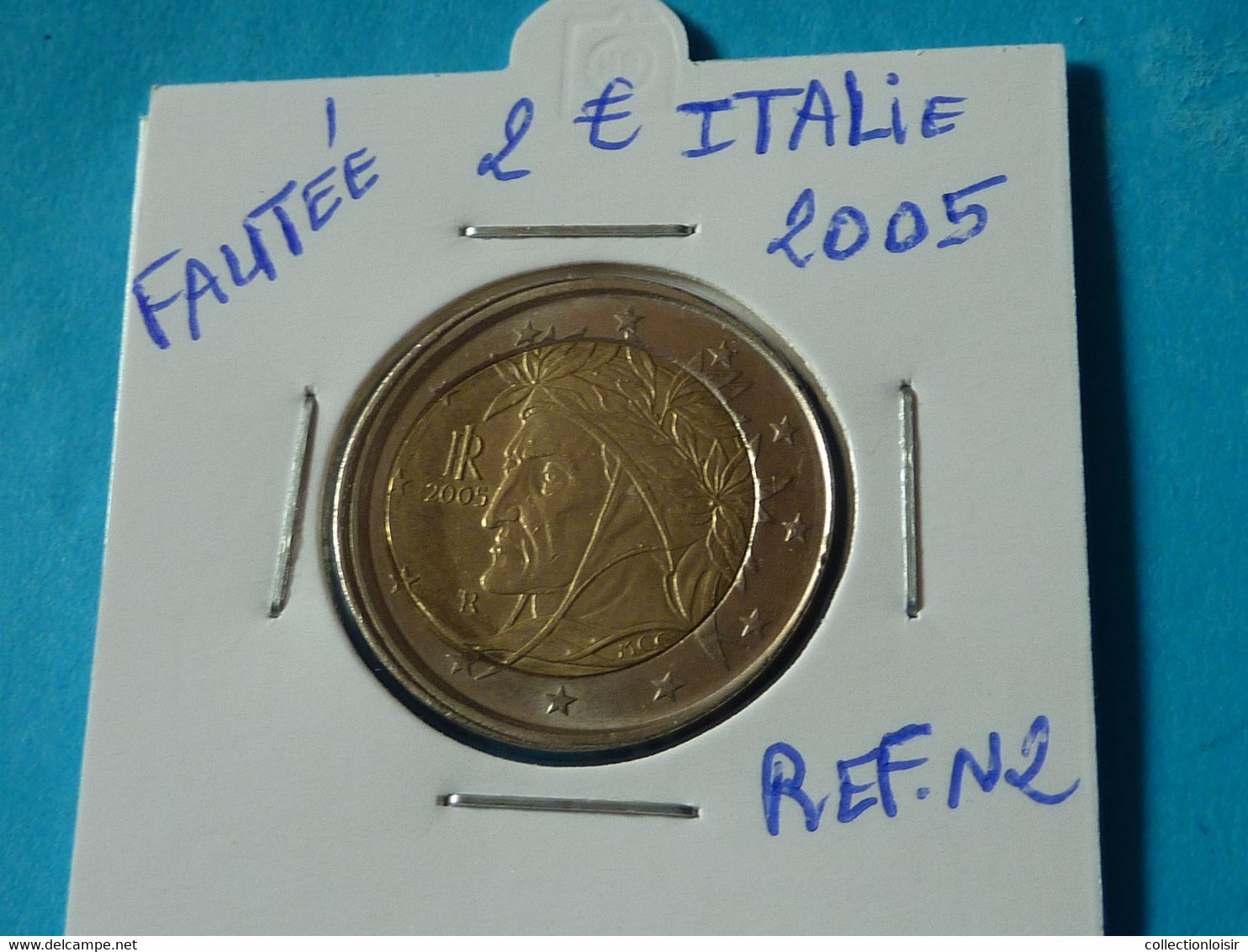 FAUTEE ***  2 EURO ITALIE 2005  ( 6 Photos ) - Errores Y Curiosidades