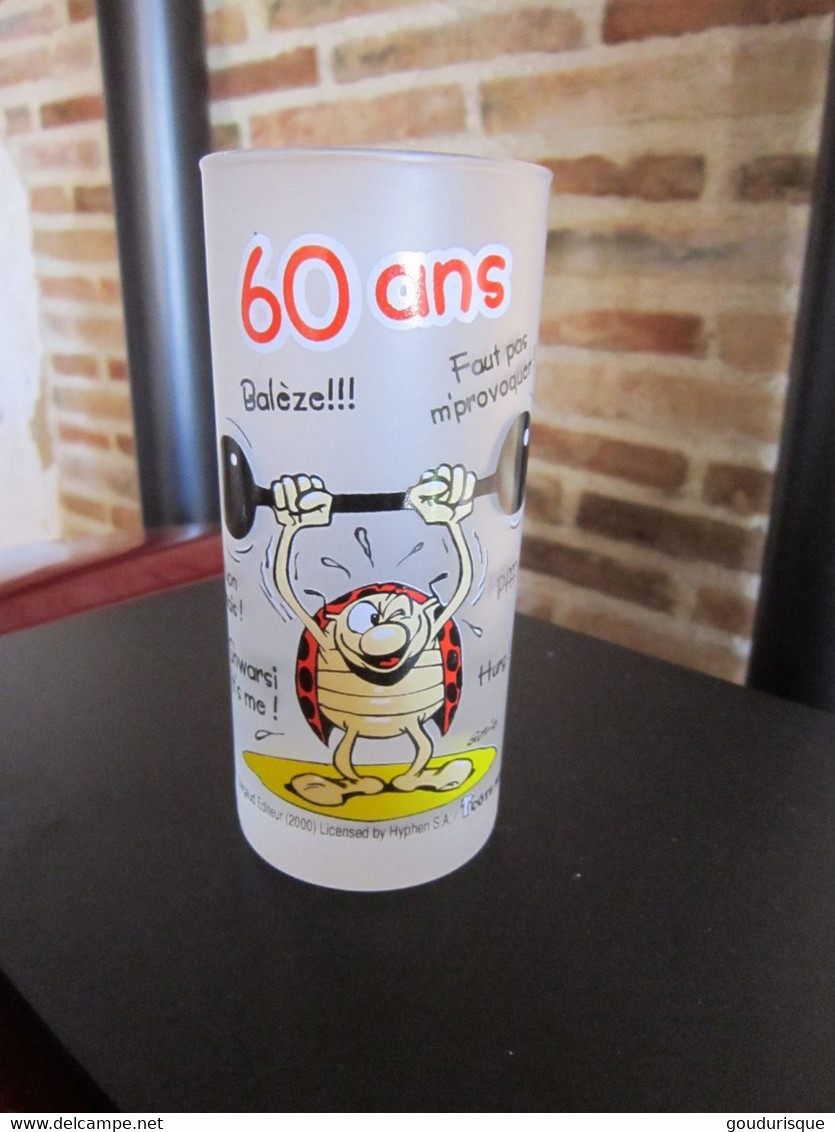 VERRE LA COCCINELLE  60 ANS   GOTLIB - Gotlib