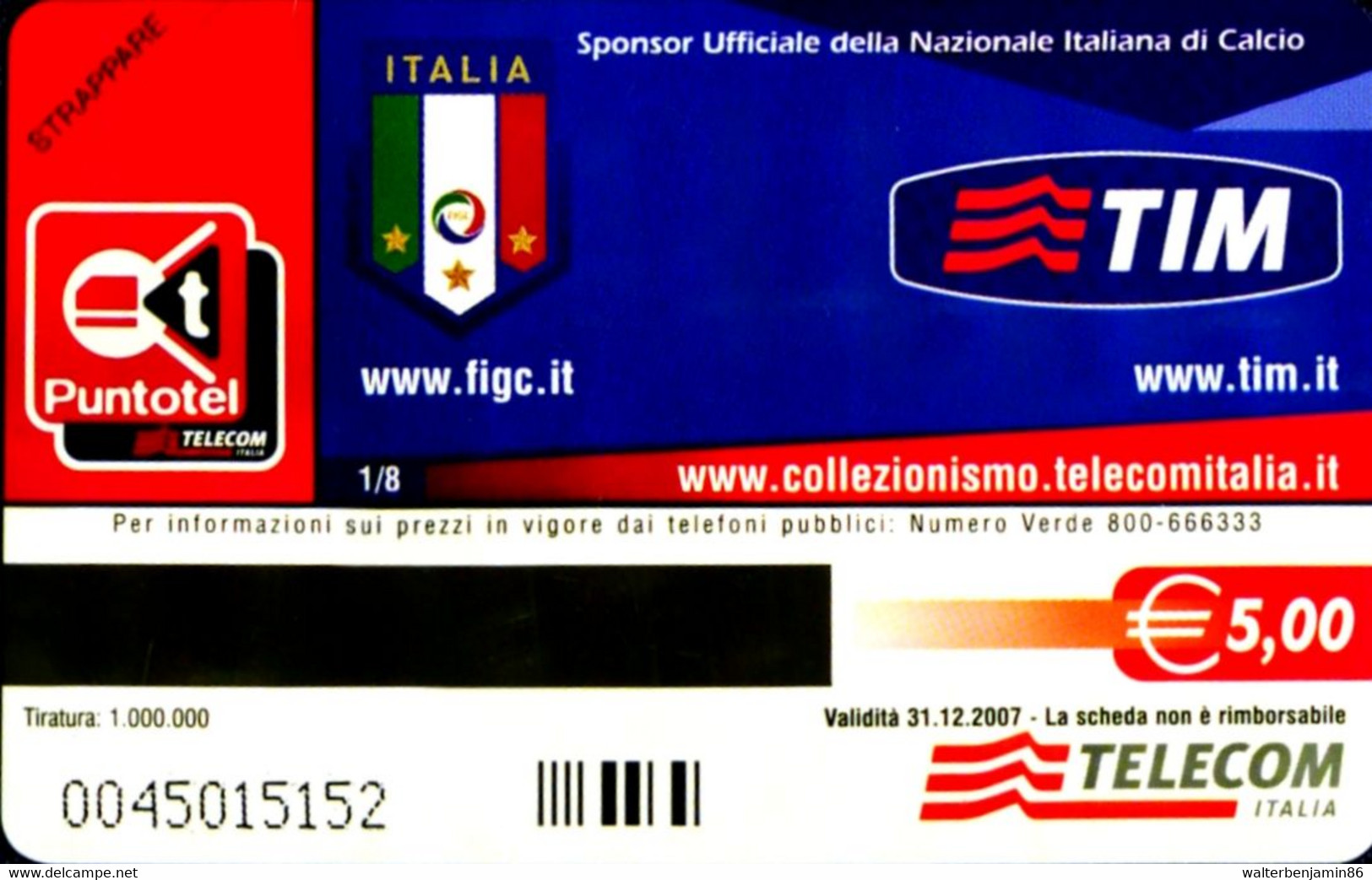 G 2181 683 C&C 4292 SCHEDA TELEFONICA NUOVA MAGNETIZZATA NAZIONALE COVERCIANO - Öff. Themen-TK