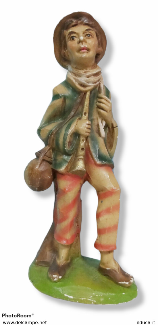 15653 Pastorello Presepe - Statuina In Pasta - Viandante - Christmas Cribs