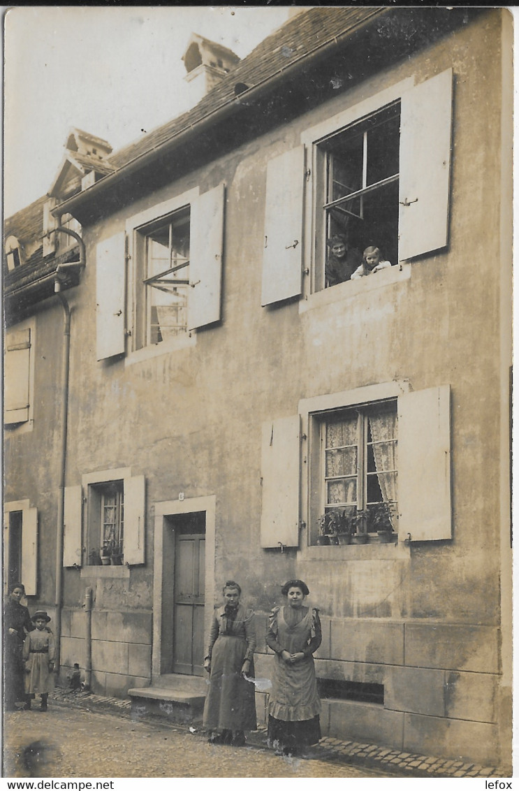 GEBWEILER BELLE CARTE PHOTO MAISON A SITUER DEUX SCANES DATE DE 1911 - Andere & Zonder Classificatie