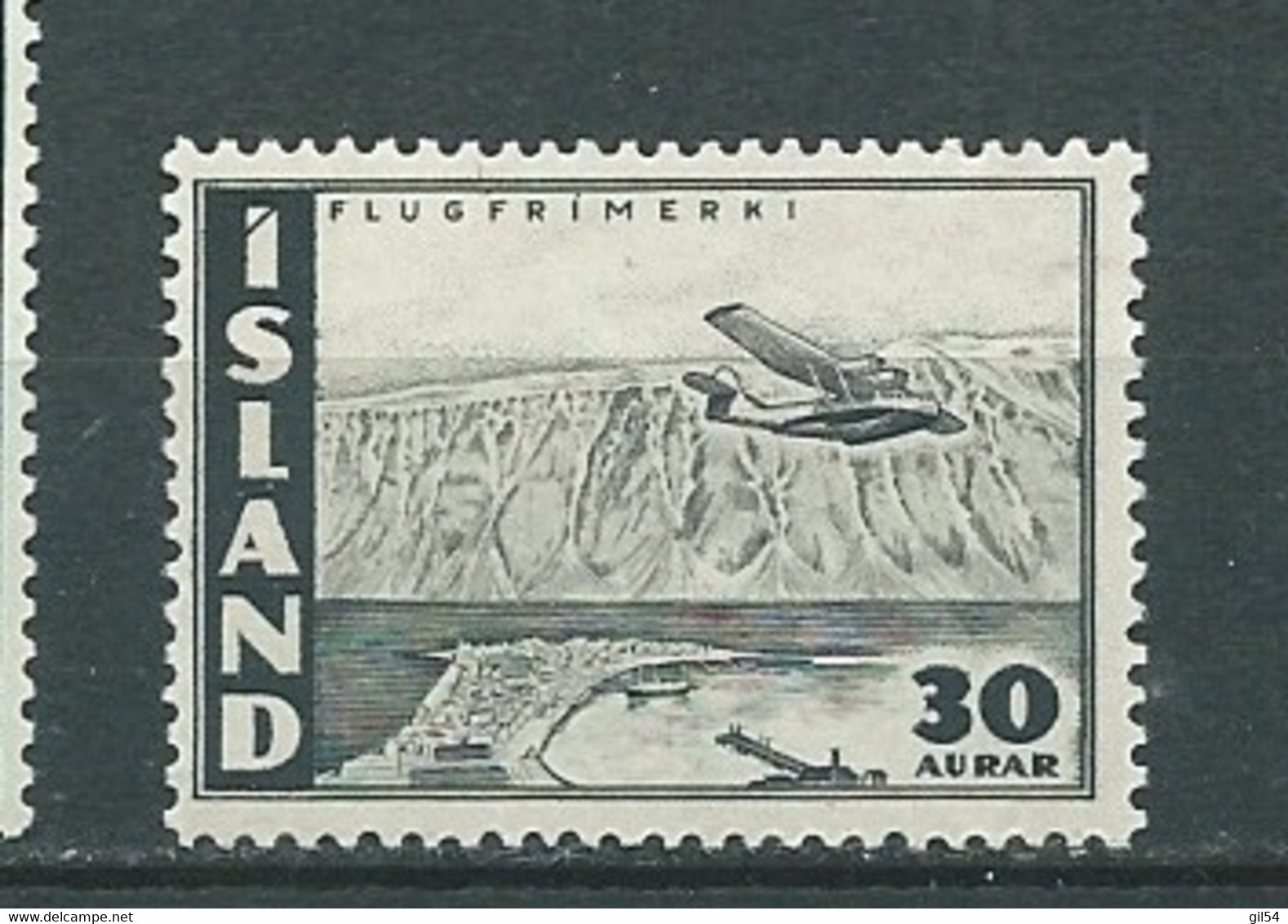 Islande    Poste Aérienn - Yvert 22   ** 1 Valeur Neuve Sans Charnière  -  AU 8305 - Luftpost