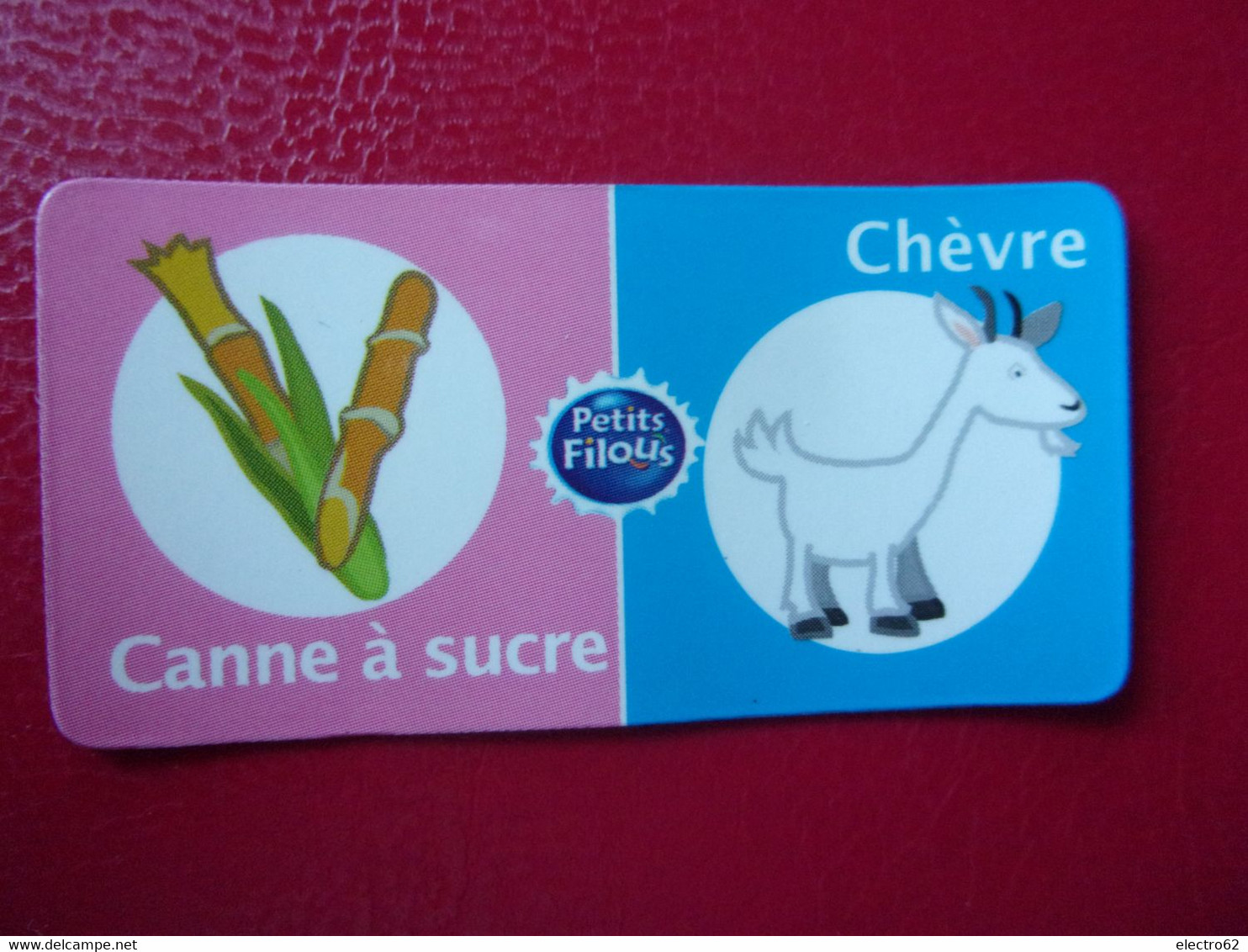 Magnet Petits Filous Canne à Sucre Chèvre Magnets Caña De Azúcar Sugar Cane Zuckerrohr Geit Ziege Goat Cabra Suikerstok - Publicitaires