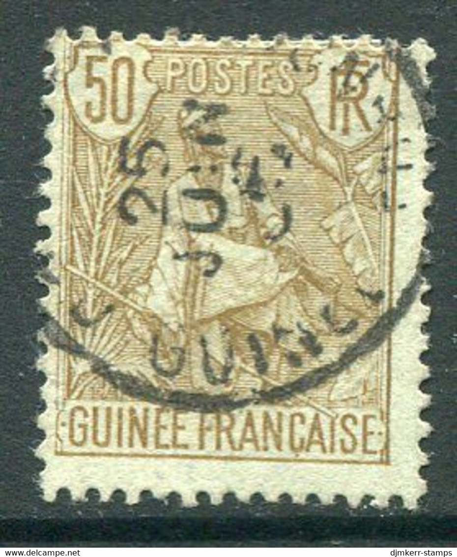 GUINEA 1904 Definitive 50c. Used.  Yv. 28 - Used Stamps