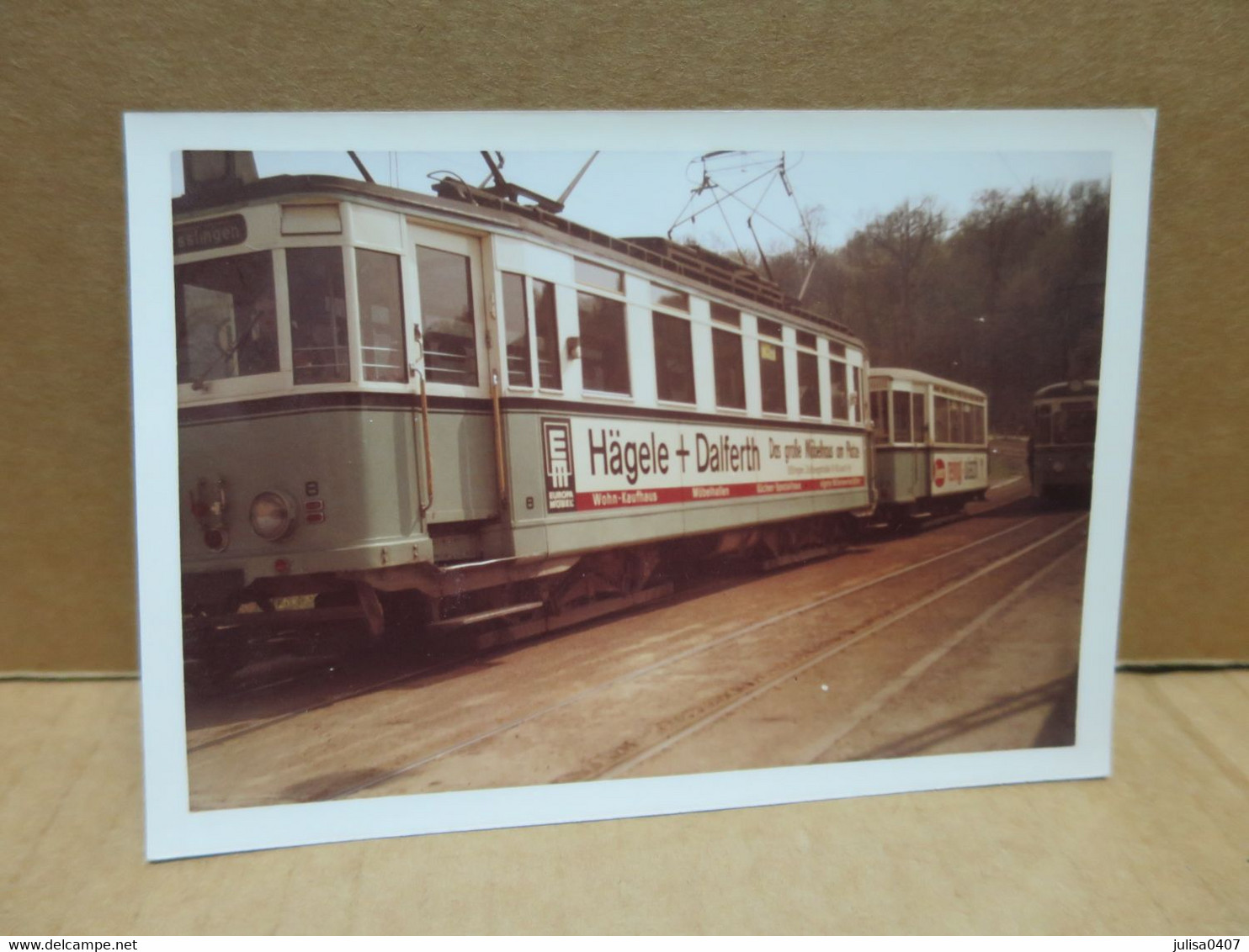 ESSLINGEN (Allemagne) Photographie Tramway électrique 1967 - Esslingen