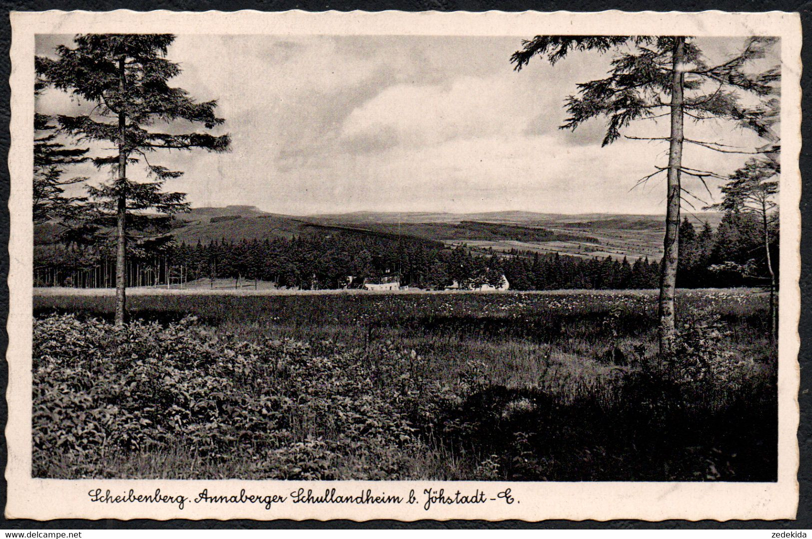 9566 - Jöhstadt Scheibenberg Schullandheim Früher Jugendherberge Bruno Kühn ?? Verlag Foto Richter - Jöhstadt