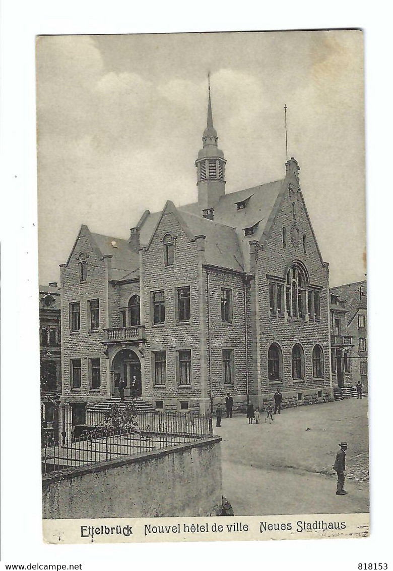 Ettelbrück  Nouvel Hôtel De Ville  Neues Stadthaus  1910 - Ettelbruck