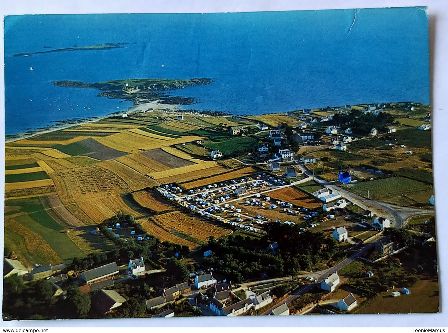 1052/CPM - 29 Raguénès En Névez - Le Camping De La Plage Et Les Îles - Vue Aérienne - Névez