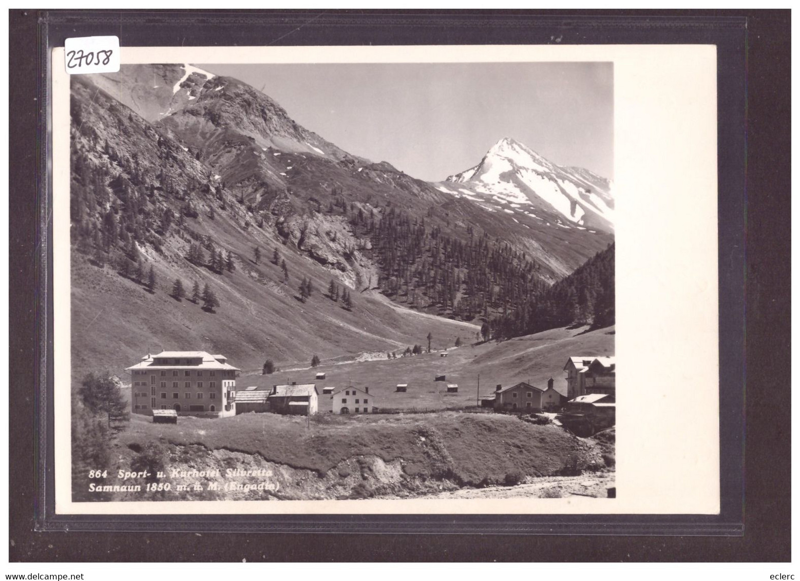 GRÖSSE 10x15cm - SAMNAUN - SPORT HOTEL SILVRETTA - TB - Samnaun