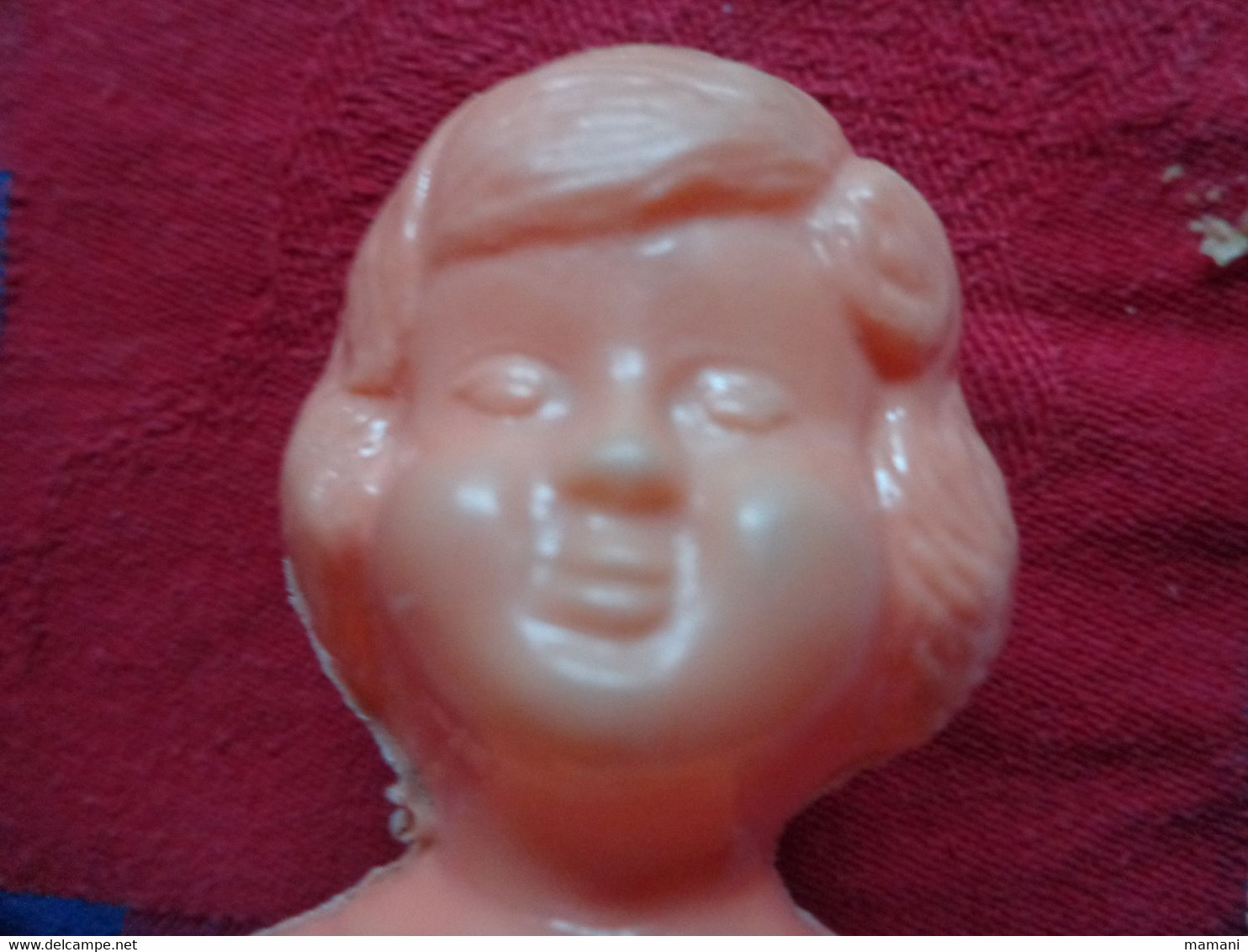 Poupee (petite) Plastique - Vintage H 17cm - Autres & Non Classés