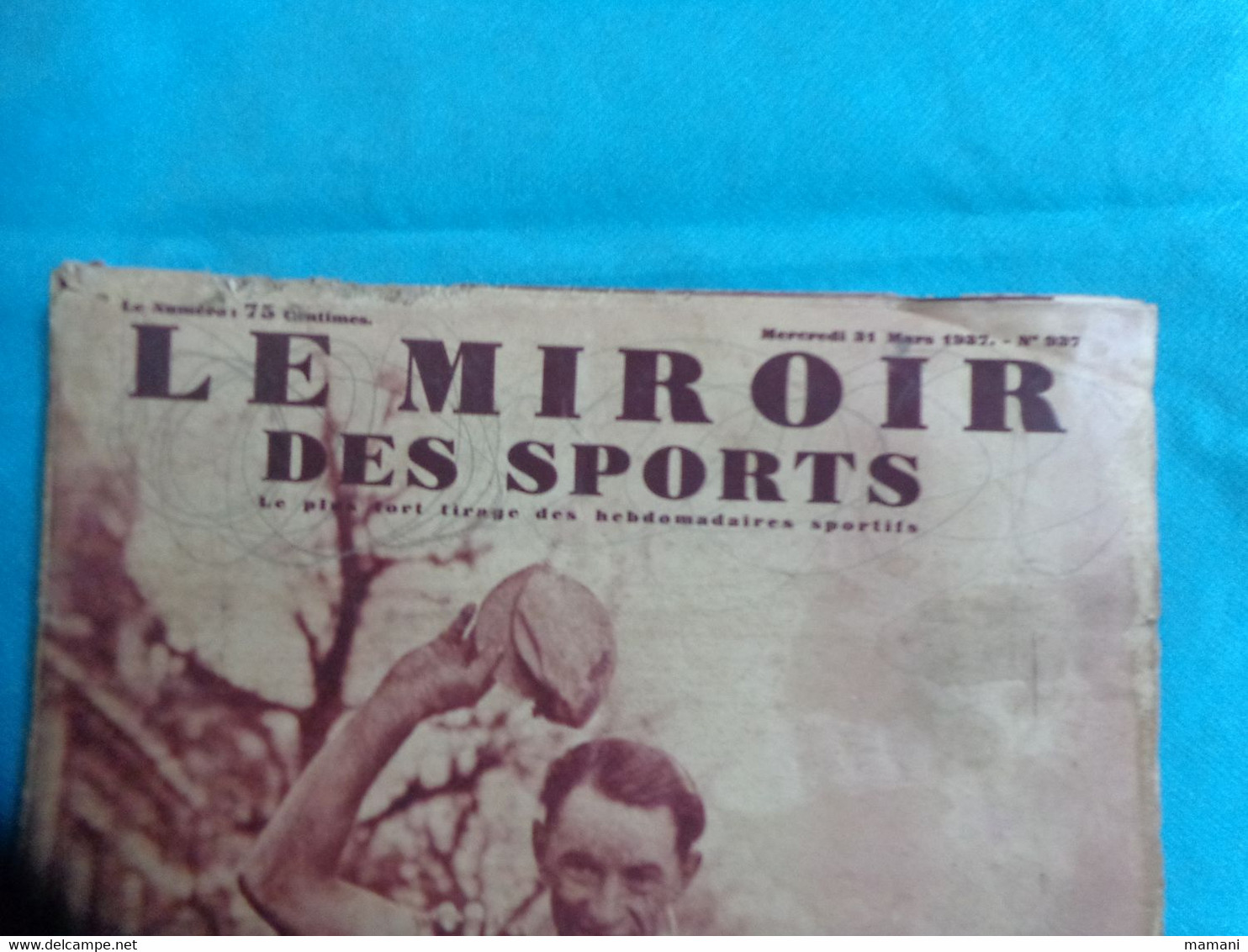 lot de revues LE MIROIR DES SPORTS 1936 pour 1 et les autres  1937