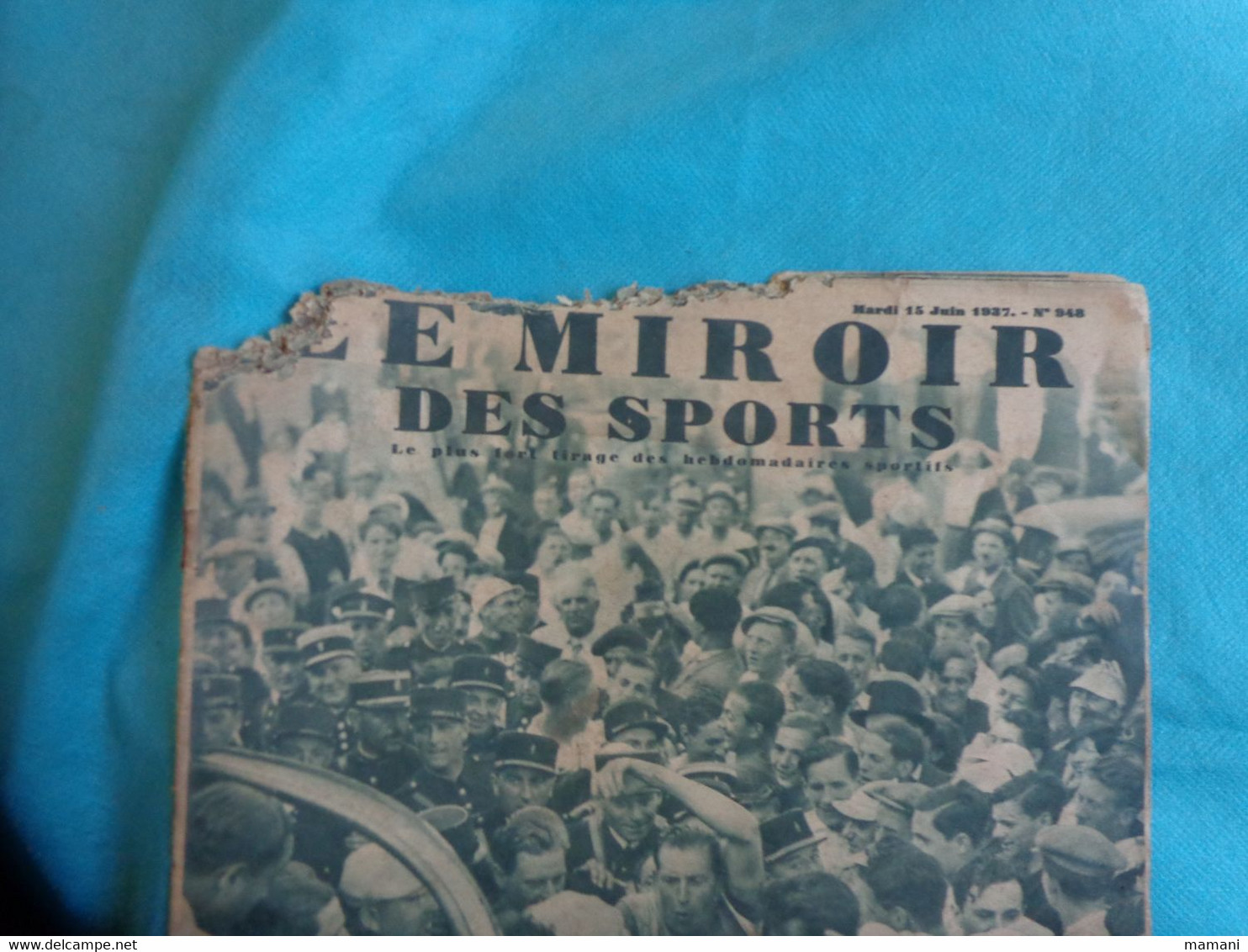 lot de revues LE MIROIR DES SPORTS 1936 pour 1 et les autres  1937