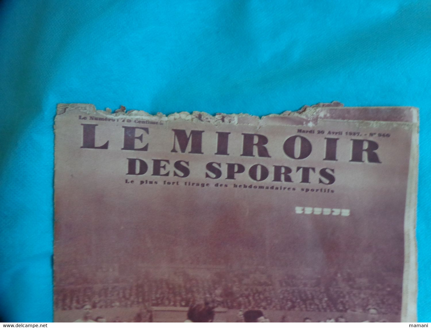 lot de revues LE MIROIR DES SPORTS 1936 pour 1 et les autres  1937