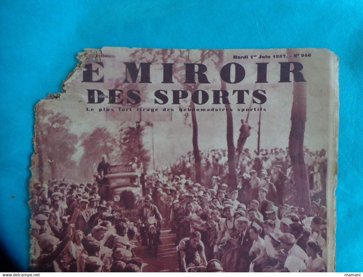 lot de revues LE MIROIR DES SPORTS 1936 pour 1 et les autres  1937