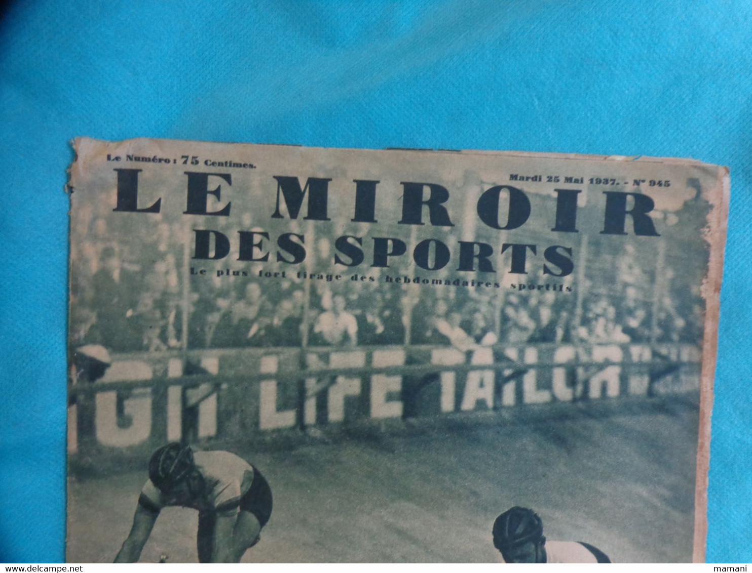 lot de revues LE MIROIR DES SPORTS 1936 pour 1 et les autres  1937