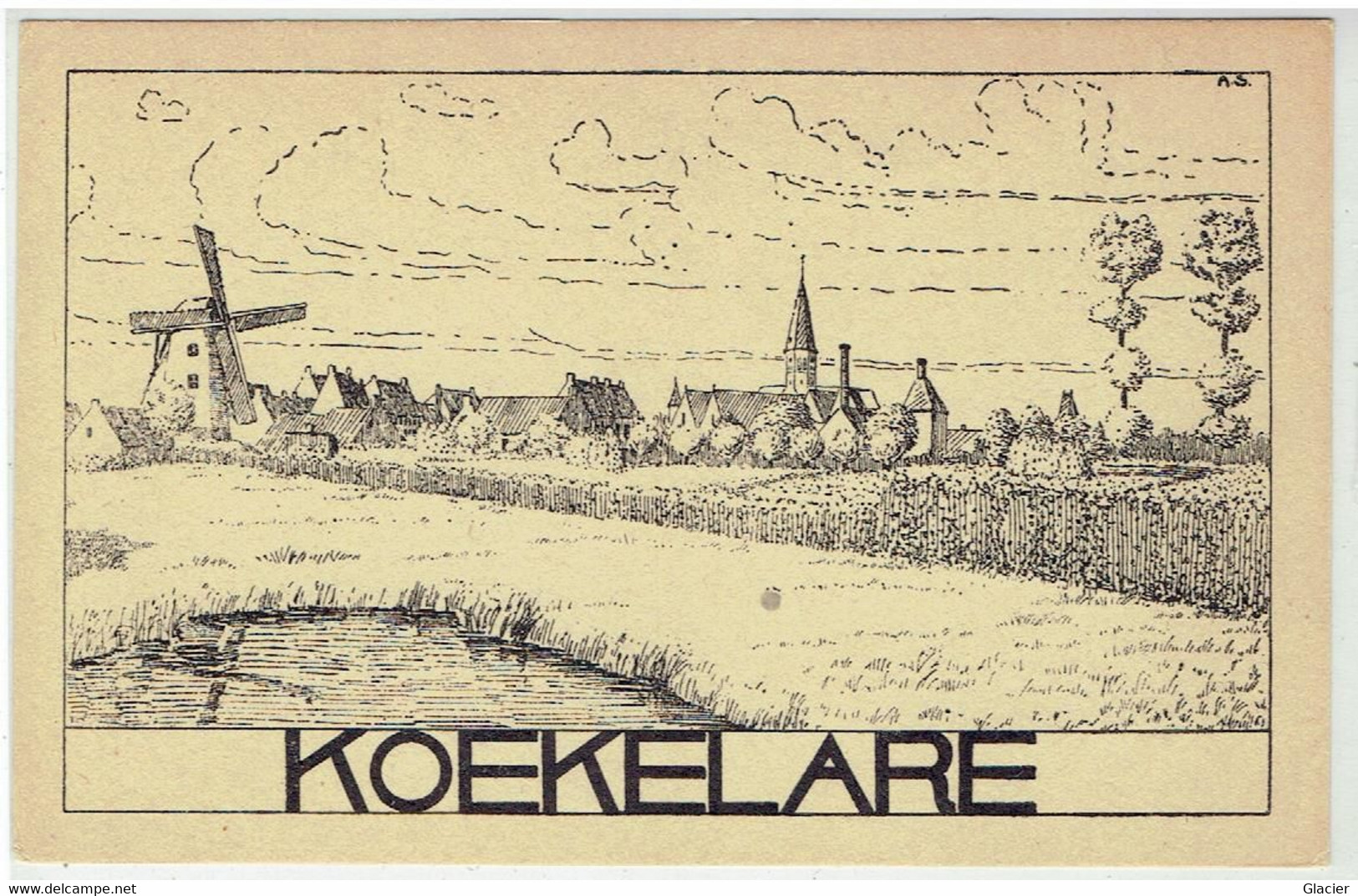 KOEKELARE - Windmolen - Moulin A Vent - Pentekening ( Postkaart ) - Koekelare
