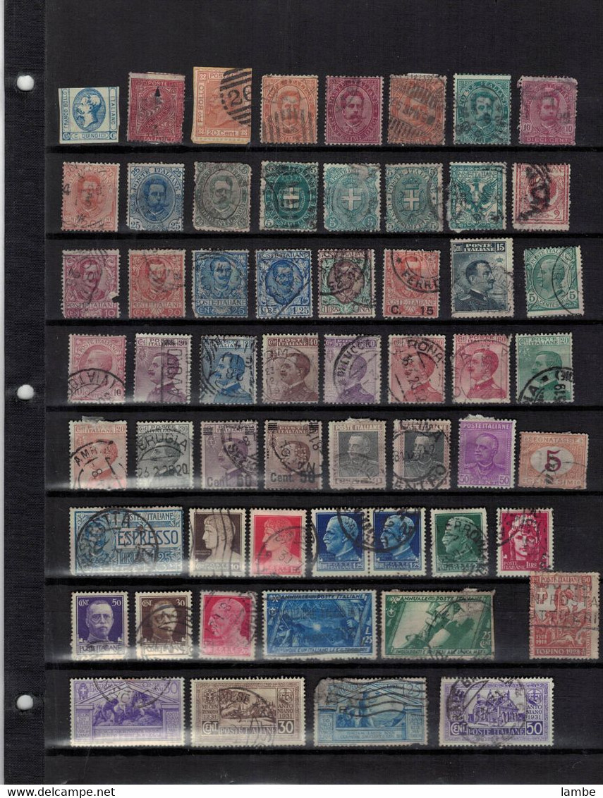 Lot 123 Timbres  ITALIE  Toutes Conditions - Lotti E Collezioni