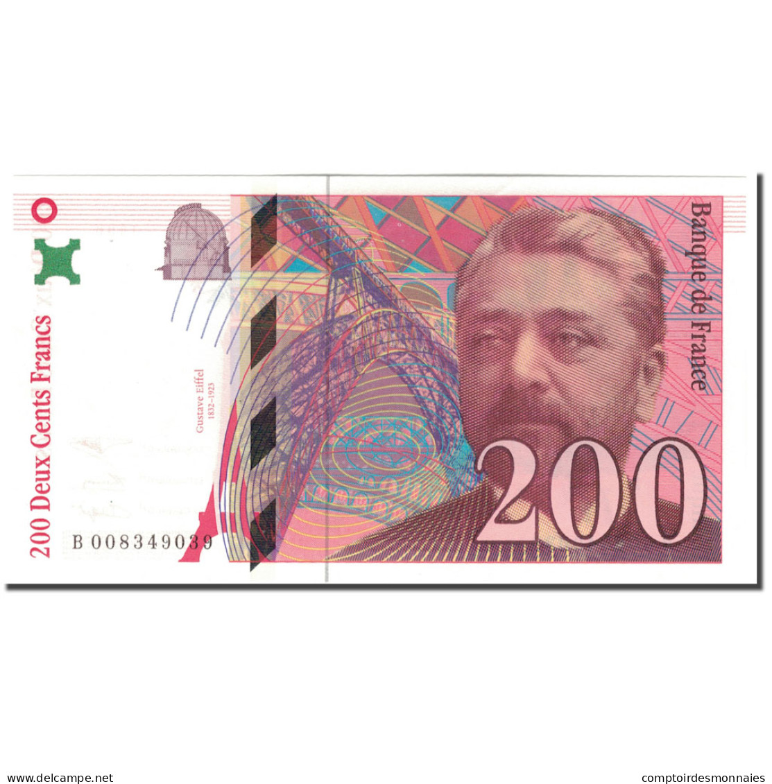 France, 200 Francs, 200 F 1995-1999 ''Eiffel'', 1996, NEUF, Fayette:75.3a - 200 F 1995-1999 ''Eiffel''