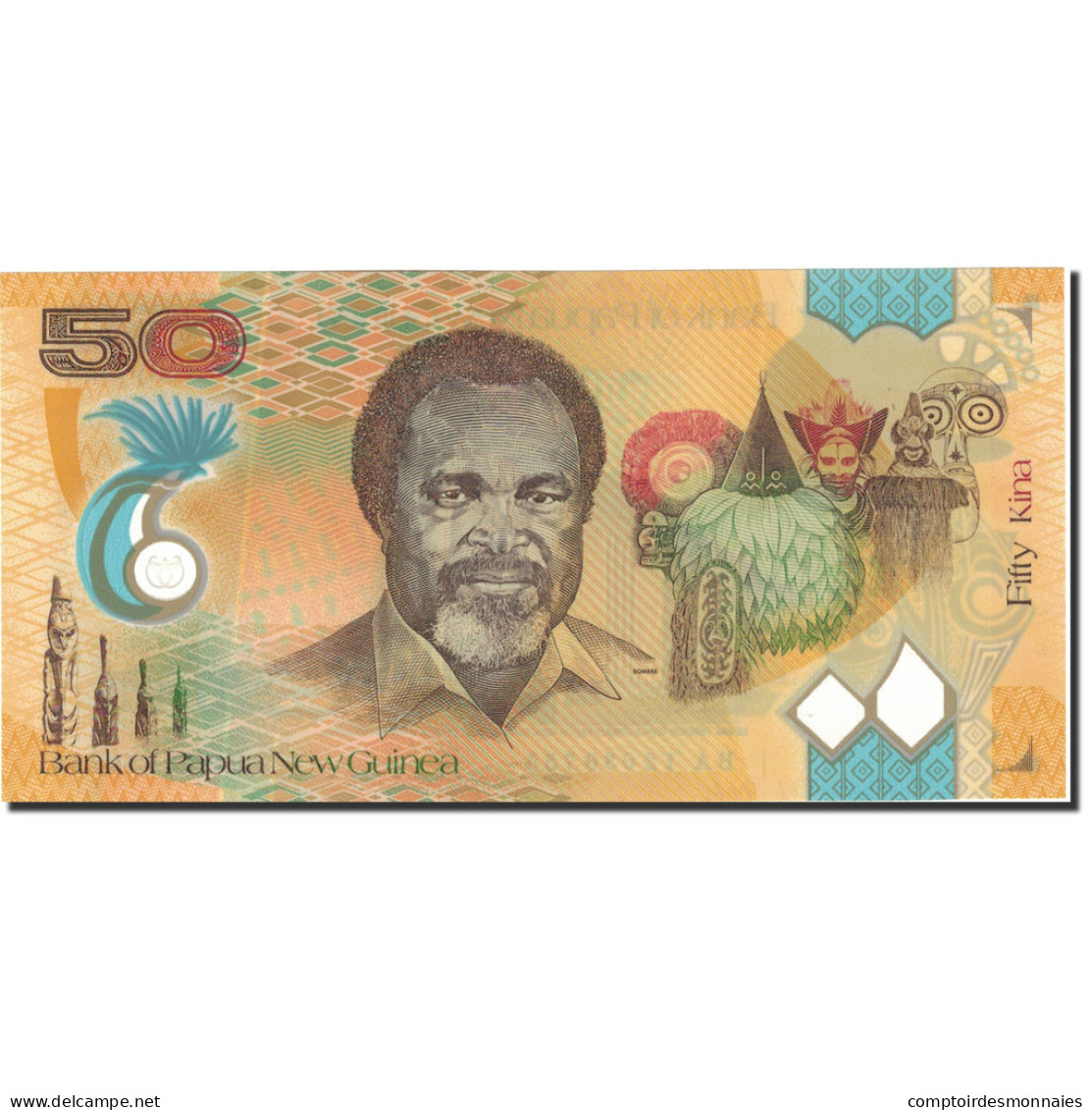 Billet, Papua New Guinea, 50 Kina, 2010, 2010, KM:42, NEUF - Papouasie-Nouvelle-Guinée