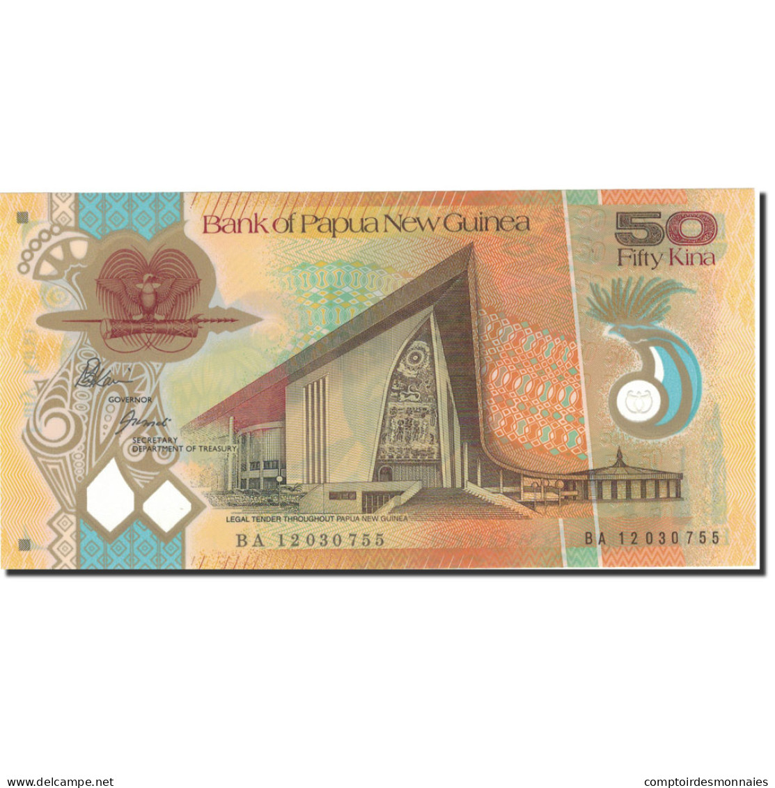 Billet, Papua New Guinea, 50 Kina, 2010, 2010, KM:42, NEUF - Papouasie-Nouvelle-Guinée