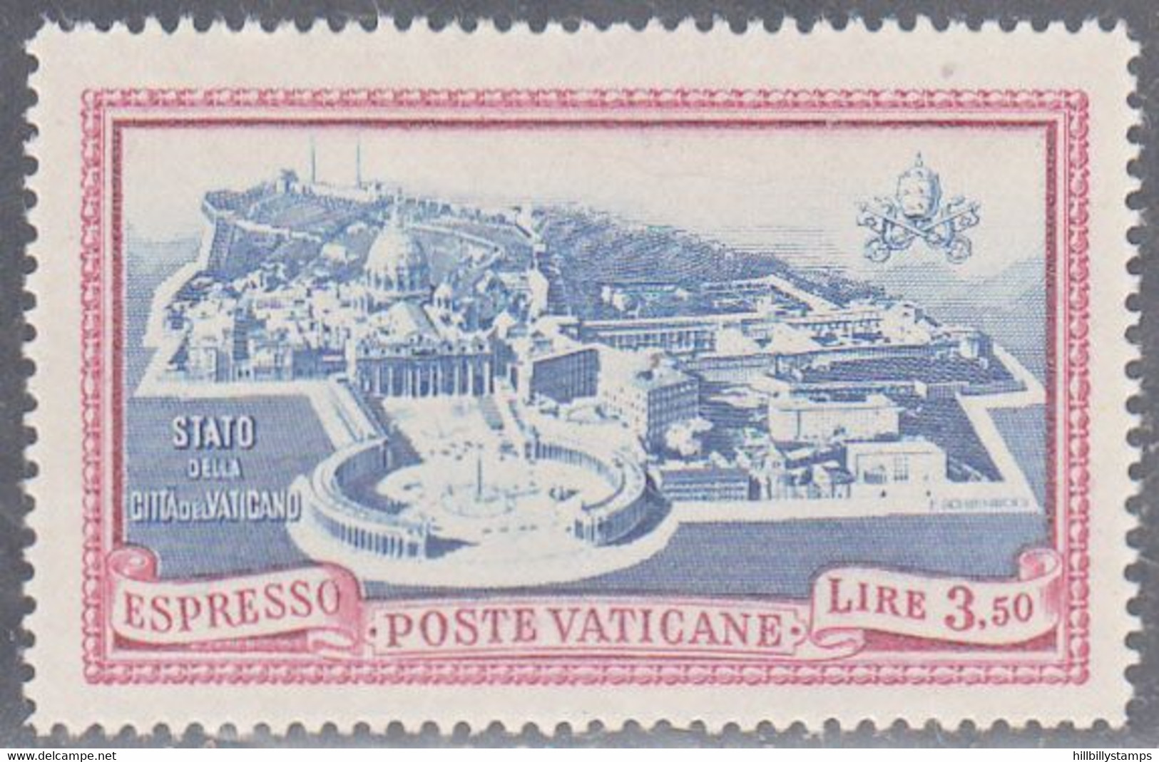 VATICAN CITY   SCOTT NO  E5  MINT HINGED  YEAR  1945 - Priority Mail