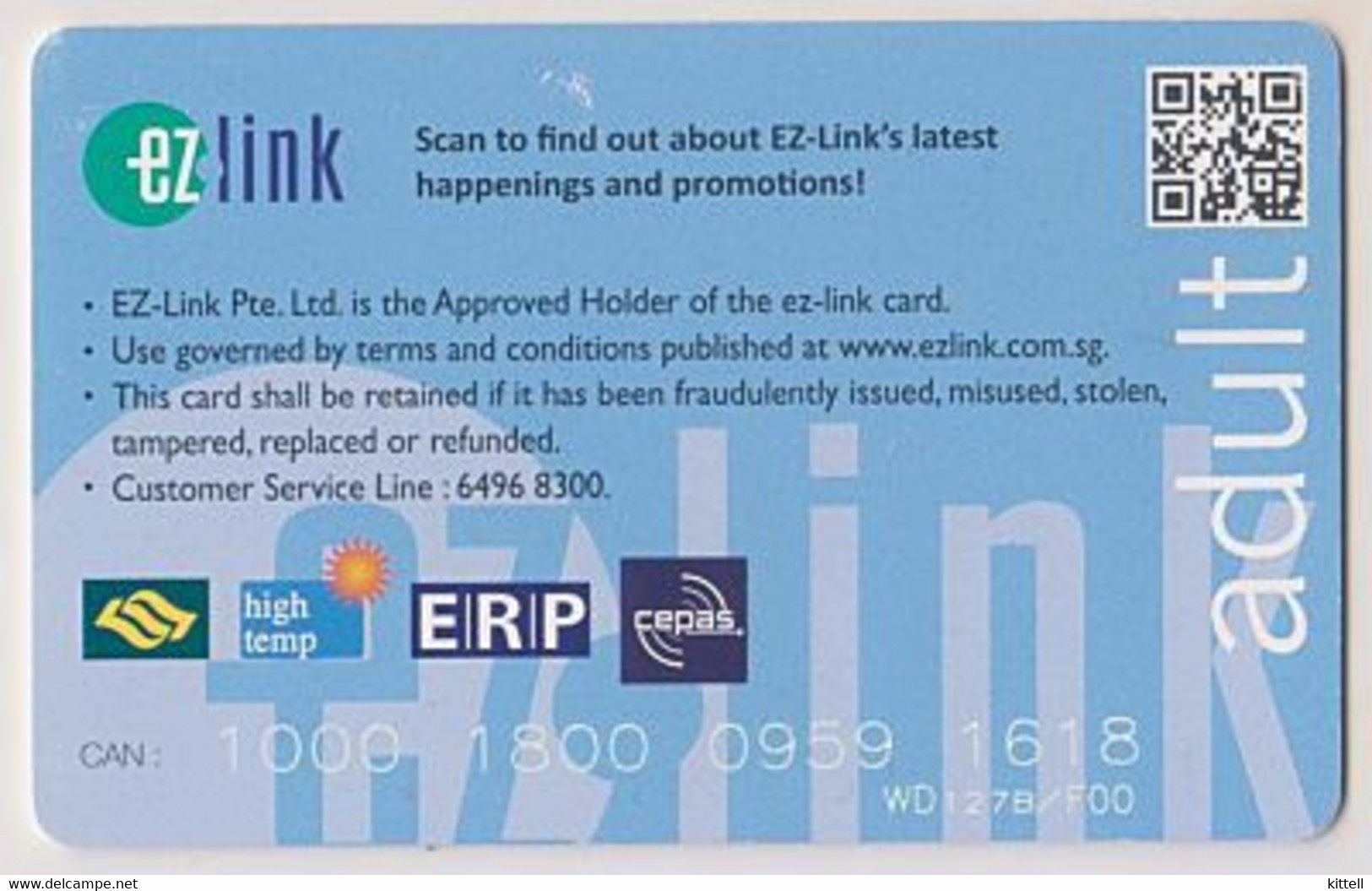 Singapore Travel Transport Card Subway Train Bus Ticket Ezlink Used Doraemon - Mondo