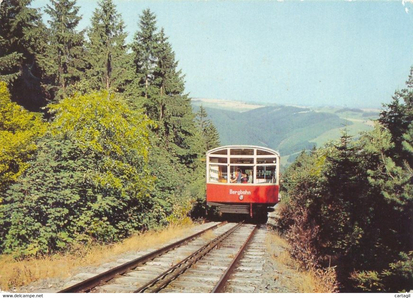 CPM GF - 22380-Allemagne -Lichtenhain -Steilstrecke Der Bergbahn-Envoi Gratuit - Lichtenhain