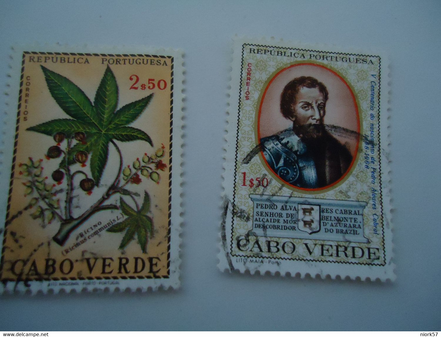 CABO VERDE  USED   STAMPS - Cap Vert