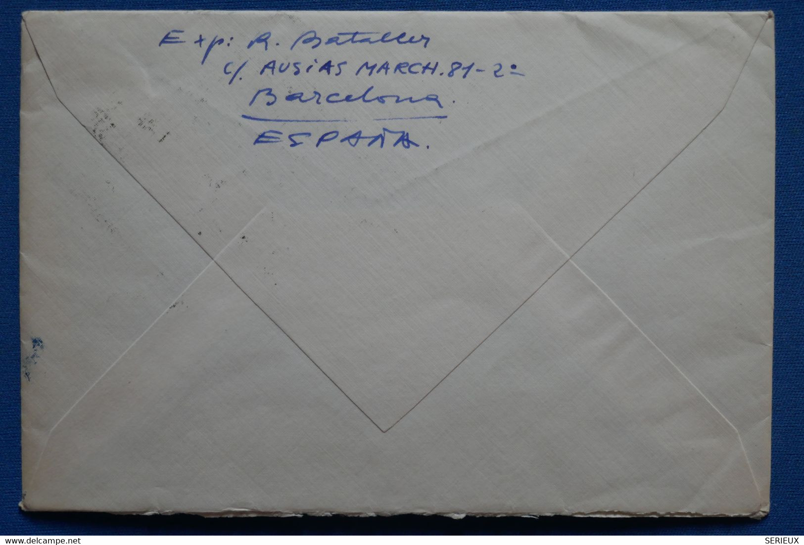 AA9  ESPANA  BELLE LETTRE  1964 BARCELONA POUR  MONS BELGICA  + AFFRANCH. INTERESSANT - Cartas & Documentos
