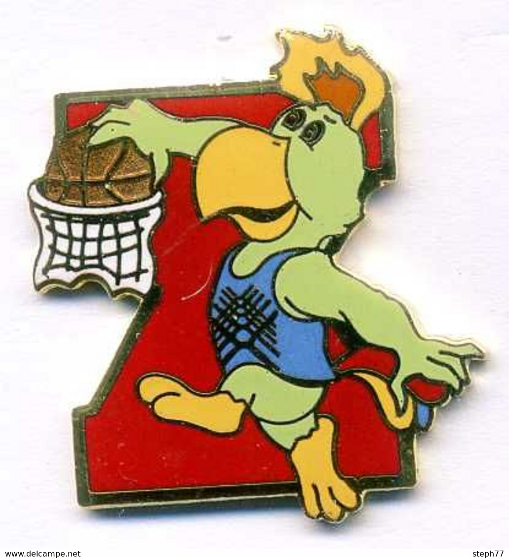 Pin's 10th Indianapolis Pan American Games 1987 Sport Basket - Basketball