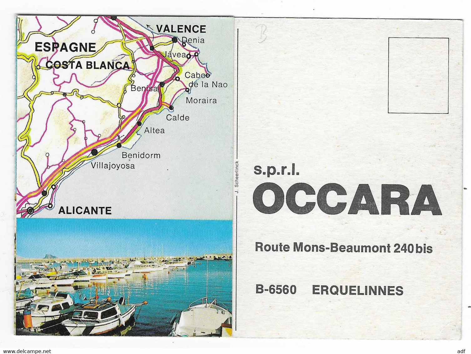 CP PUB PUBLICITAIRE SPRL OCCARA A ERQUELINNES, ROUTE MONS - BEAUMONT, ACHAT IMMOBILIER EN ESPAGNE, BELGIQUE - Erquelinnes