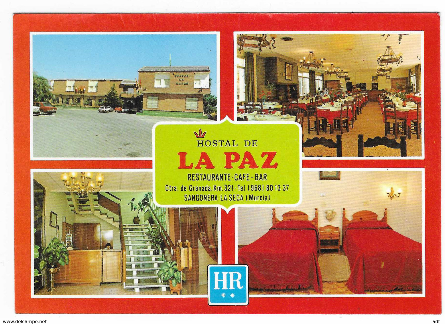 CP HOSTAL DE LA PAZ, RESTAURANTE CAFE BAR, CTRA. DE GRANADA, SANGONERA LA SECA, MURCIA, ESPAGNE - Murcia