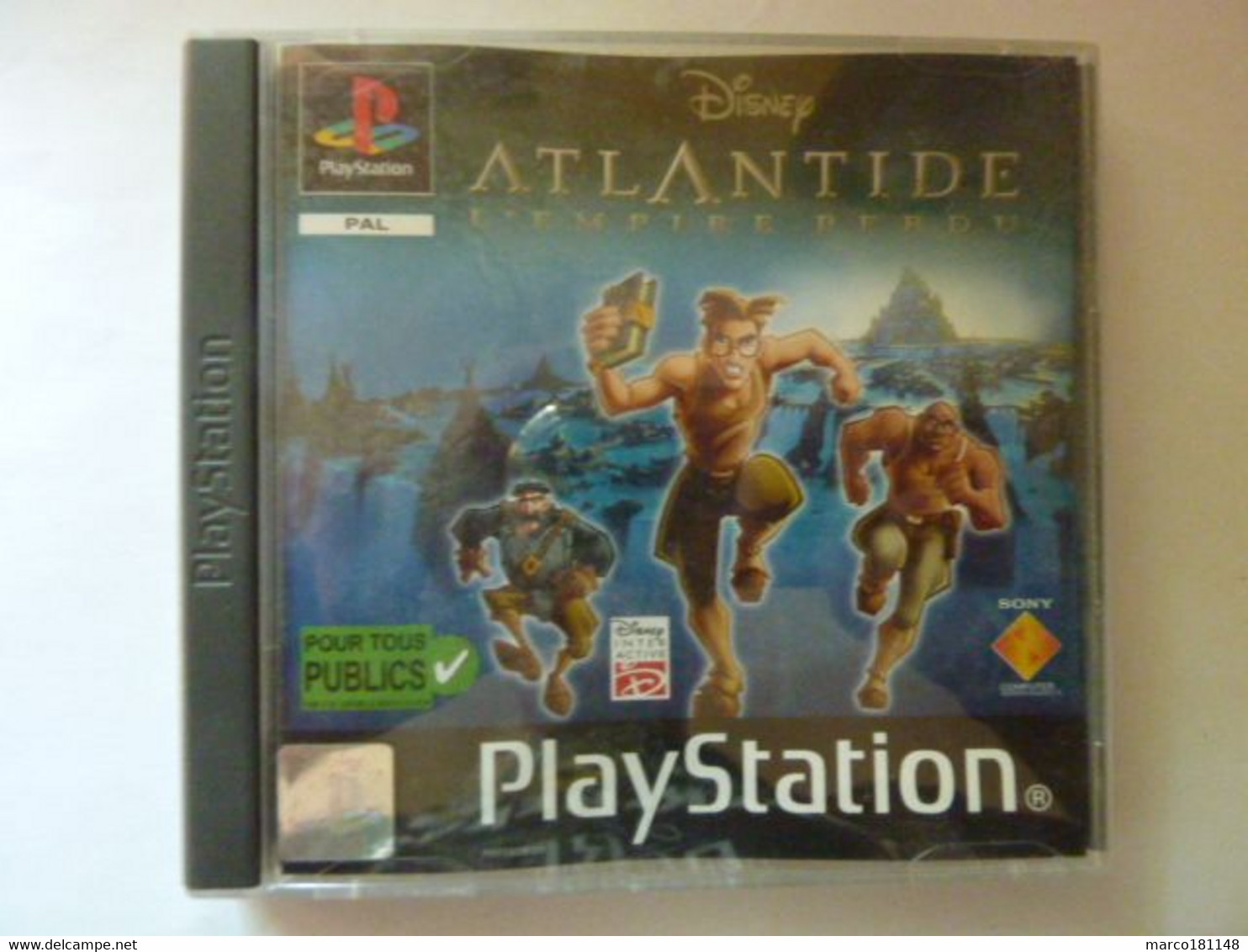 ATLANTIDE, L'Empire Perdu - Disney - PlayStation - Playstation