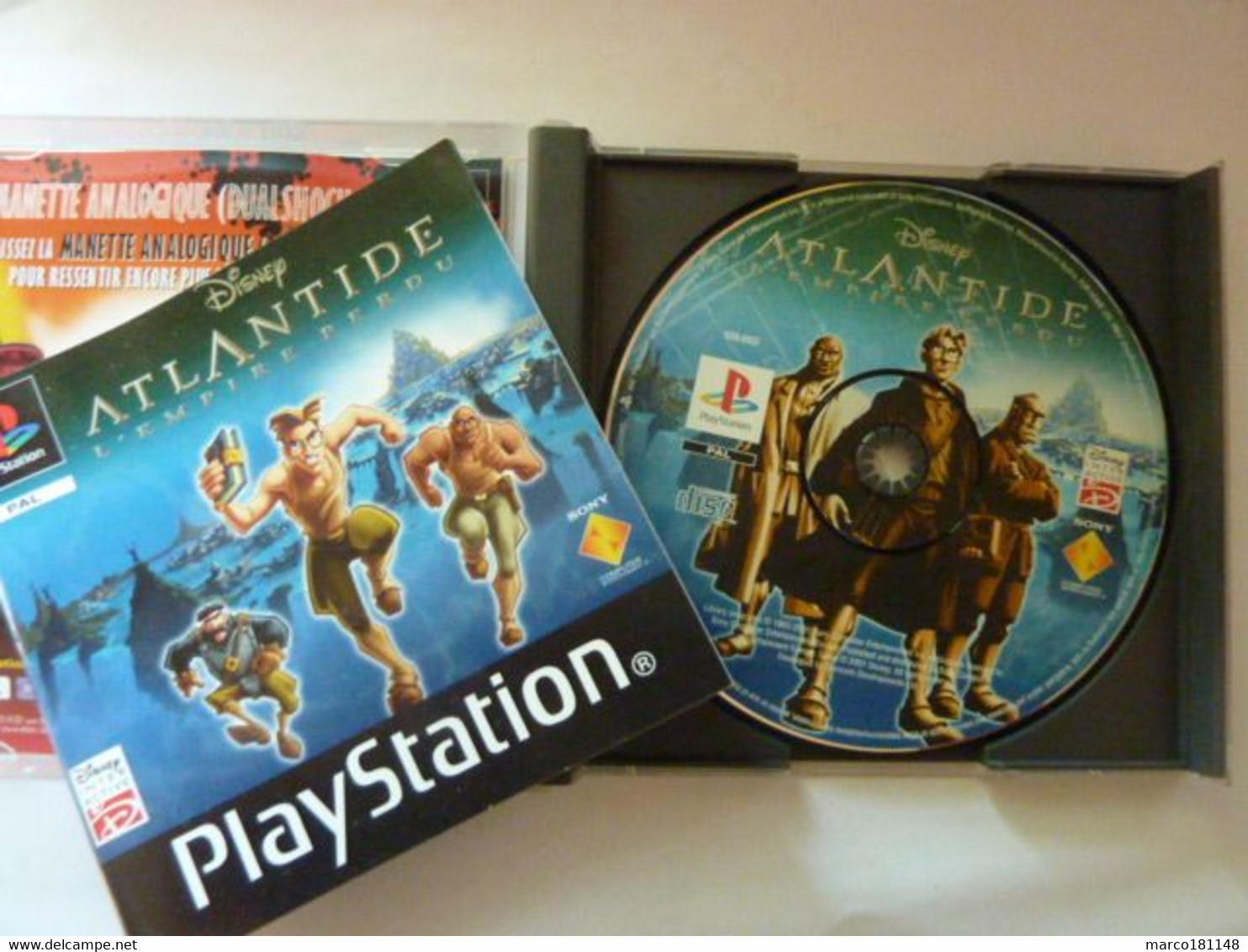 ATLANTIDE, L'Empire Perdu - Disney - PlayStation - Playstation