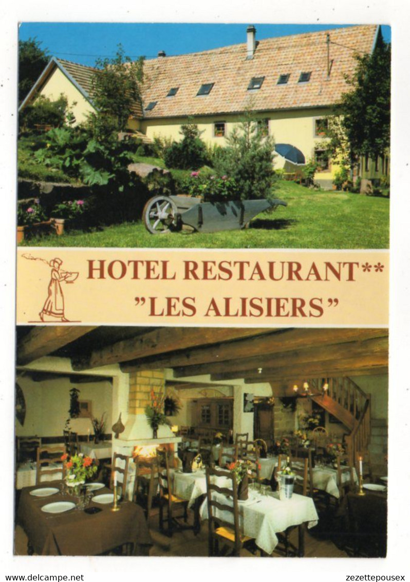 44150-ZE-68-HOTEL RESTAURANT " LES ALISIERS "-Altitude 700 M-Logis De France-LAPOUTROIE-----------------multivues - Lapoutroie