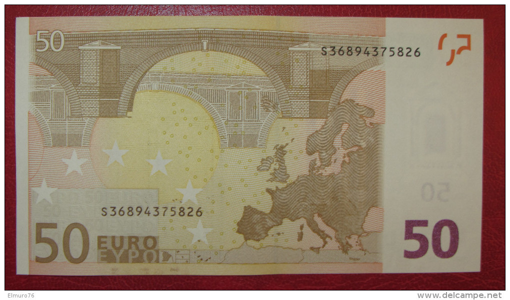 50 EURO J062F2 Italy  Serie S  Perfect UNC - 50 Euro