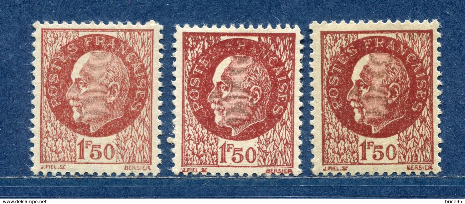 ⭐ France - Variété - YT N° 517 - Couleurs - Pétouilles - Neuf Sans Charnière - 1941 ⭐ - Unused Stamps