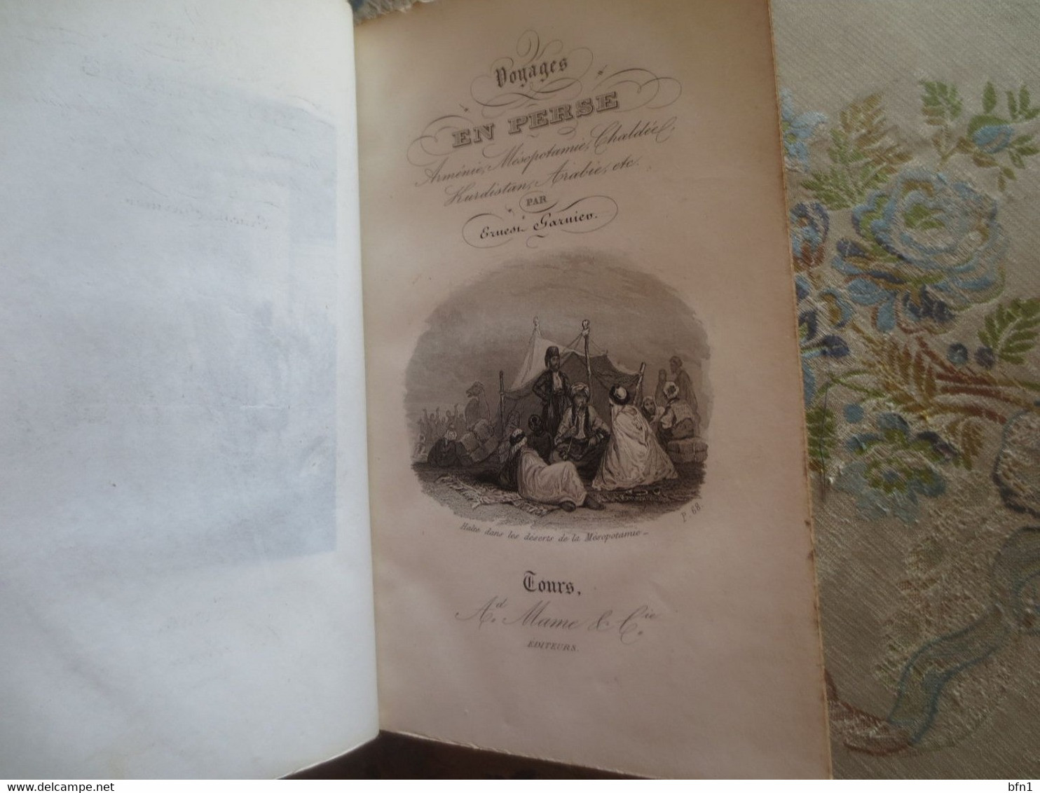 Voyages En Perse Armenie, Mesopotamie, Chaldee, Kurdistan, Arabie, Etc. GARNIER HENRI Tours Mame, 1854 - 1801-1900