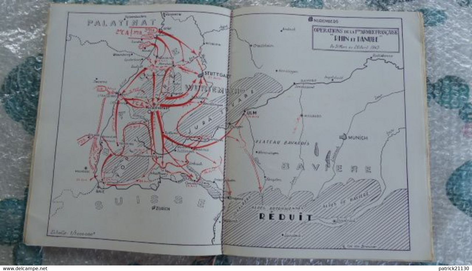 WW2 RHIN ET DANUBE 31 MARS 26 AVRIL 1945 - Frankreich