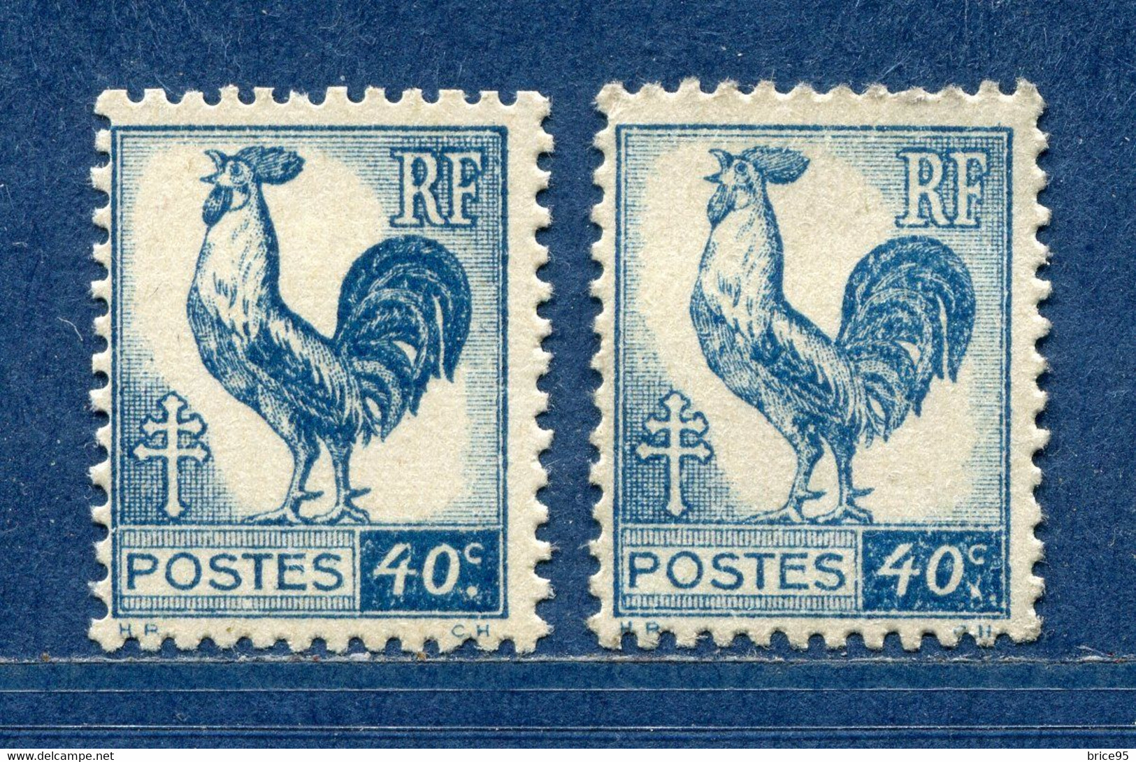 ⭐ France - Variété - YT N° 632 - Couleurs - Pétouilles - Neuf Sans Charnière - 1944 ⭐ - Unused Stamps