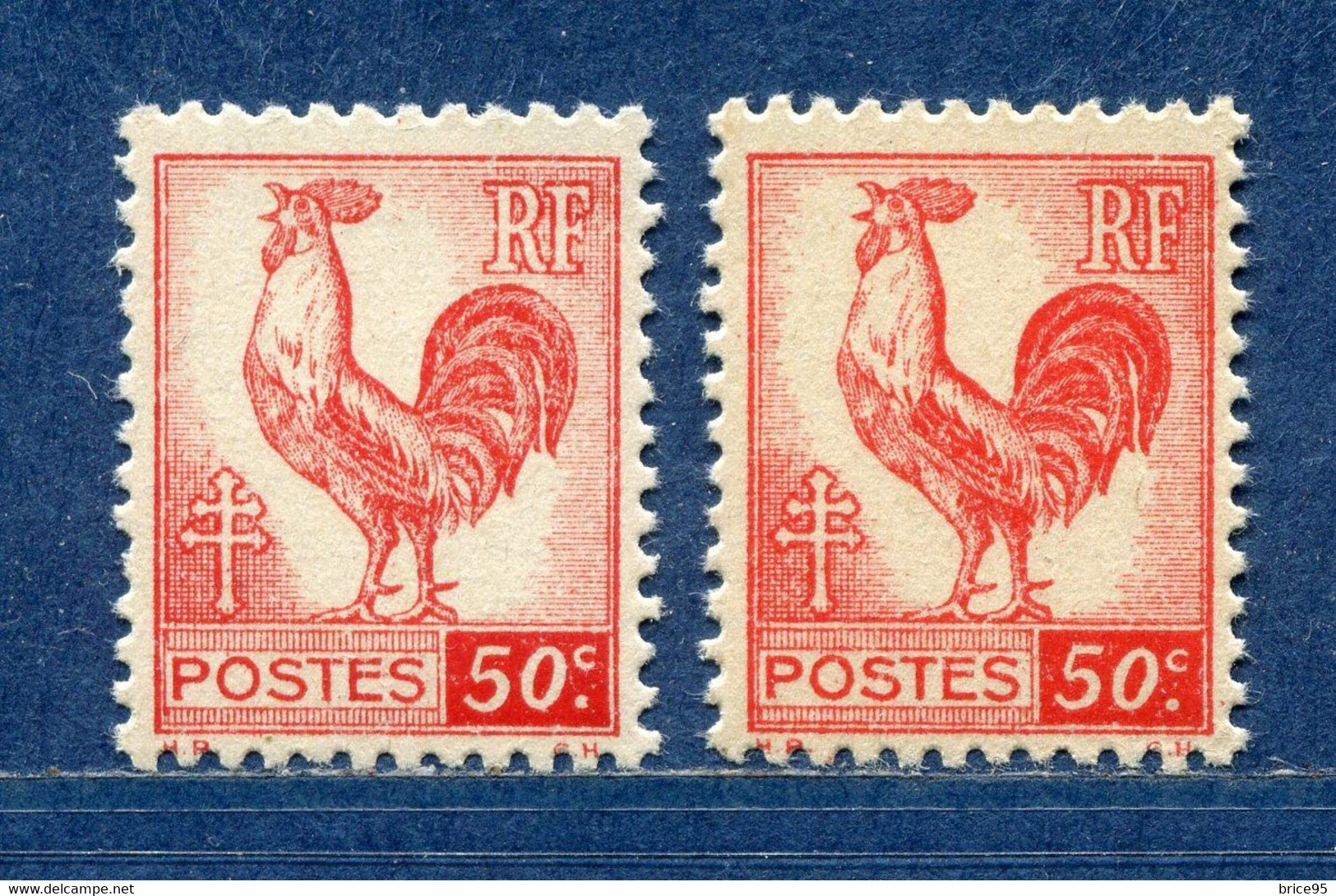 ⭐ France - Variété - YT N° 633 - Couleurs - Pétouilles - Neuf Sans Charnière - 1944 ⭐ - Unused Stamps