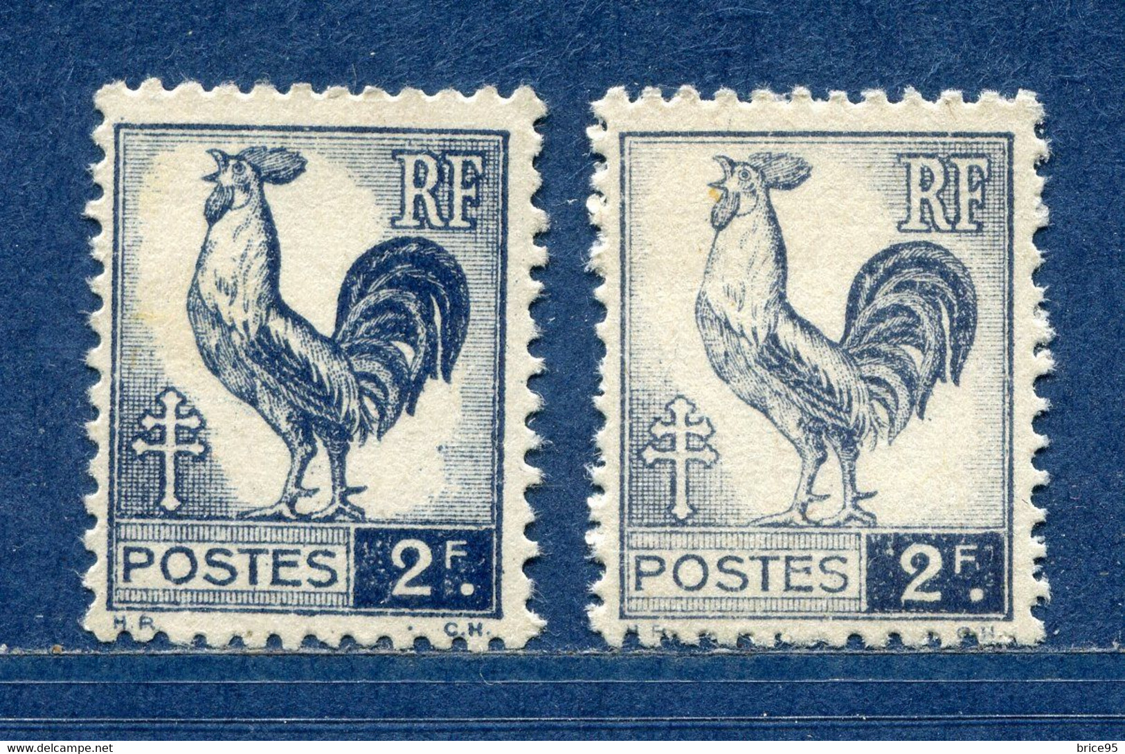 ⭐ France - Variété - YT N° 640 - Couleurs - Pétouilles - Neuf Sans Charnière - 1944 ⭐ - Unused Stamps