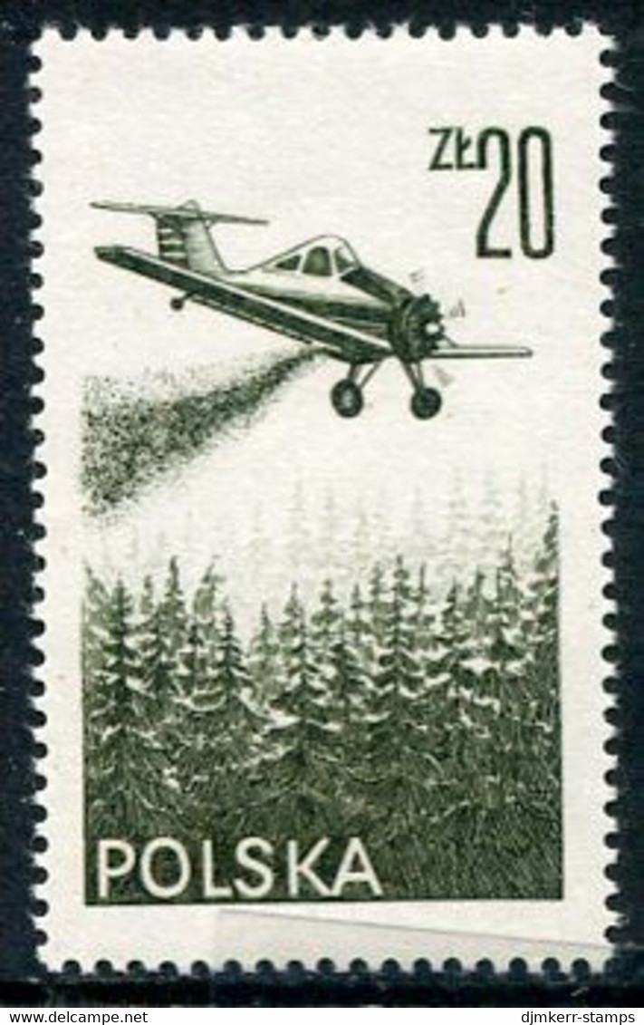 POLAND 1977 Modern Aviation 20 Zl.  MNH / **.  Michel 2484 - Ungebraucht