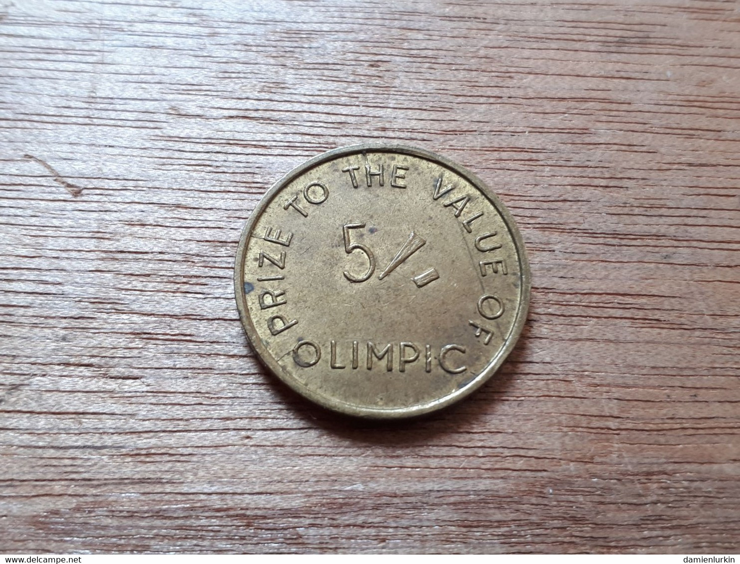 ROYAUME-UNI PRIZE TO THE VALUE OF 5 OLIMPIC  23MM - Casino