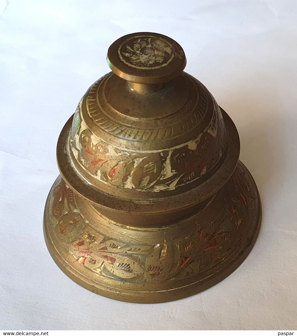 Clochette De Cérémonie Indienne Hindoue Inde Gujurat - Bells