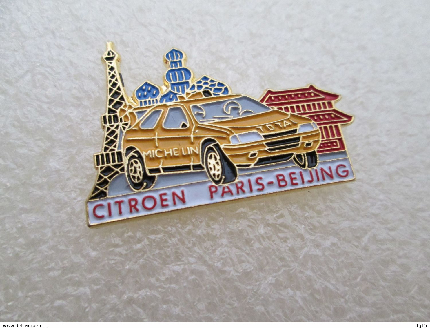 PIN'S   CITROEN  ZX     RALLYE   PARIS PEKIN - Citroën
