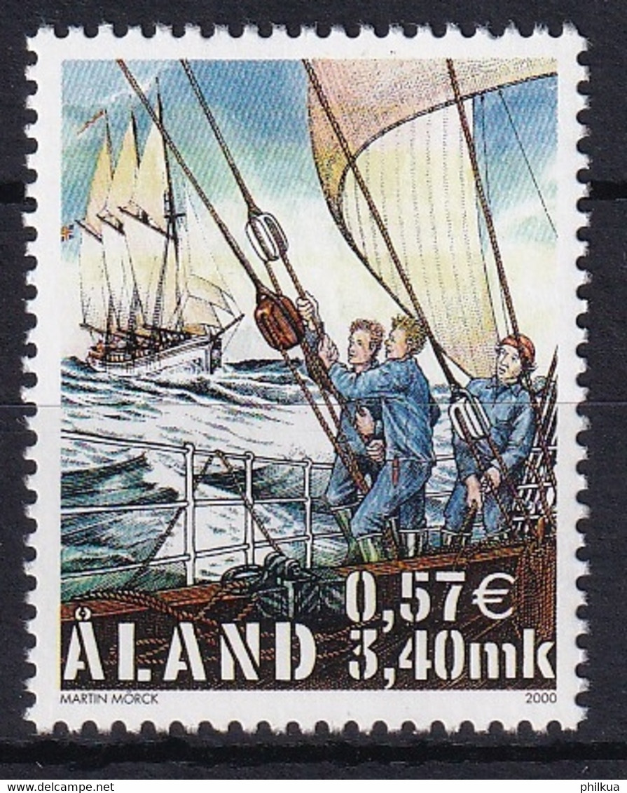 MiNr. 177 Finnland Alandinseln2000, 21. Juli. Mariehamn Als Etappenziel Der Großseglerregatta Postfrisch/**/MNH - Aland