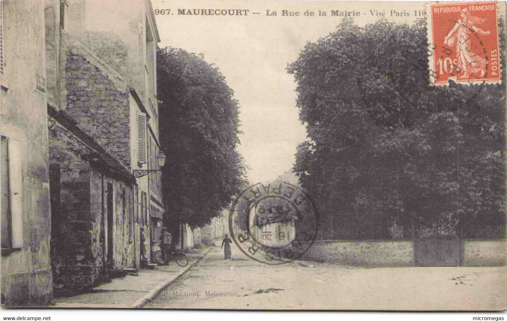 78 - MAURECOURT - La Rue De La Mairie - Maurecourt