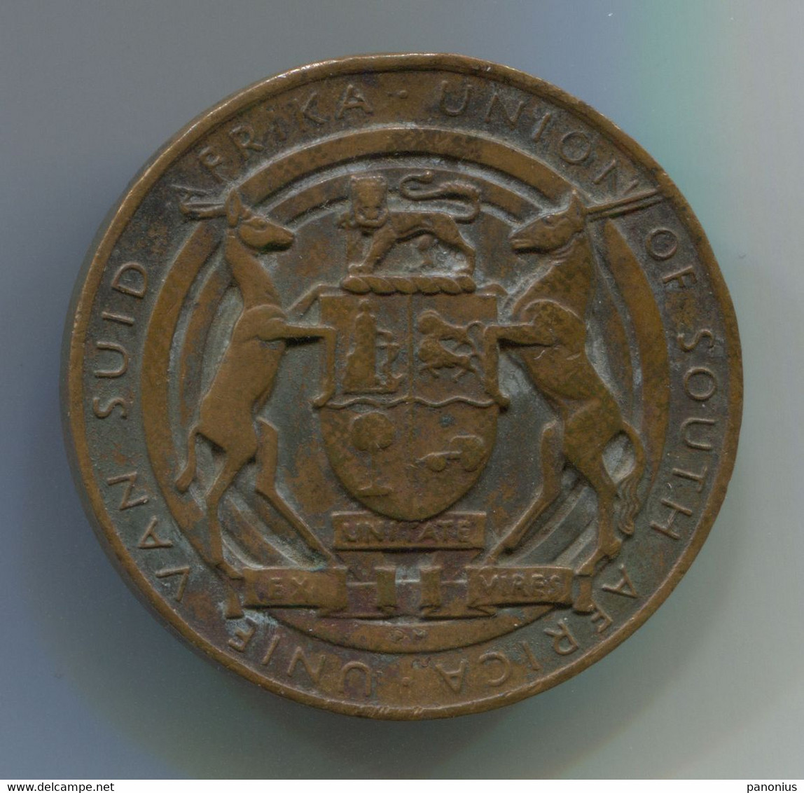 SOUTH AFRICA - 6.5.1935. King George V, Jubilee Bronze Medal, Diameter: 30mm - Adel