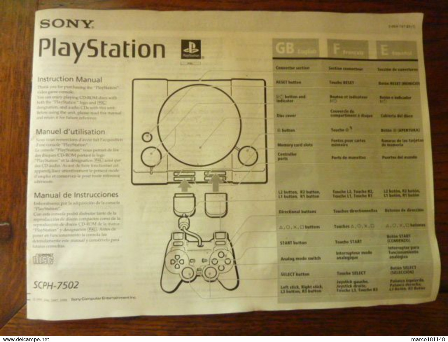 PLAYSTATION - Sony -